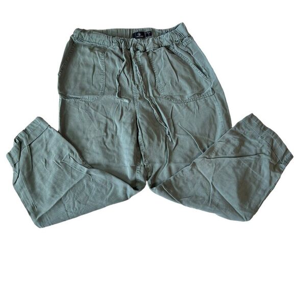 Volcom Drawstring Green Utility Cargo Jogger Pants Women Sz. XS Beach Surf Skate - Picture 5 of 10